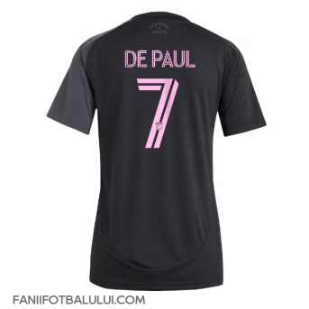 Inter Miami Rodrigo De Paul #7 Tricou Fotbal Replică 2025-26 Femei Deplasare